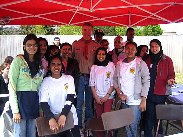 Councillor Ainslie at CPLC Picnic